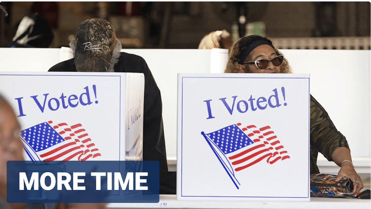 Voting hours extended in critical battleground state after ‘software issue’